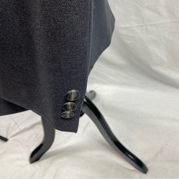 Vintage Johnny Carson Suit Jacket Blazer Gray Large - Picture 4 of 8